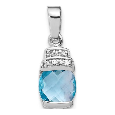 Sterling Silver CZ Pendant
