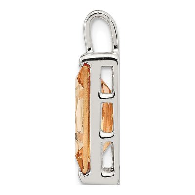 Sterling Silver CZ Pendant – view 3