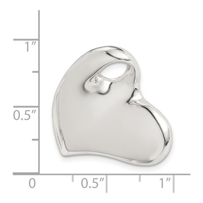 Sterling Silver Heart Pendant – view 4
