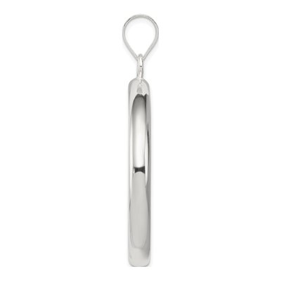 Sterling Silver Circle Pendant – view 3