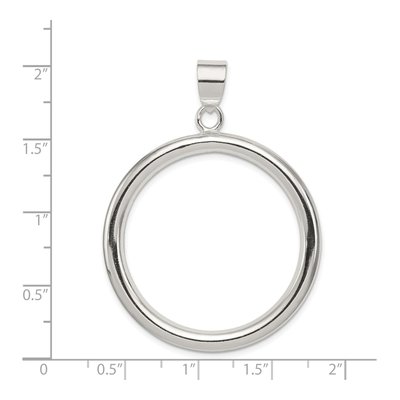 Sterling Silver Circle Pendant – view 4