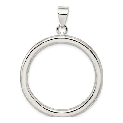 Sterling Silver Circle Pendant – view 5