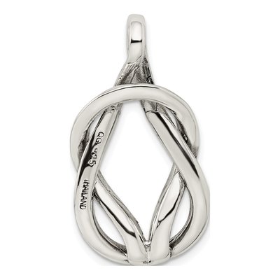 Sterling Silver Fancy Slide Pendant – view 5