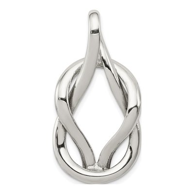 Sterling Silver Fancy Slide Pendant