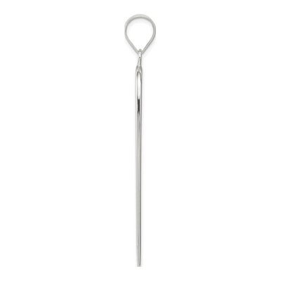 Sterling Silver Rectangle Pendant – view 3