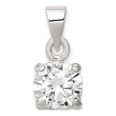 Sterling Silver CZ Pendant