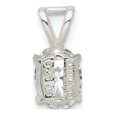 Sterling Silver CZ Pendant – view 5