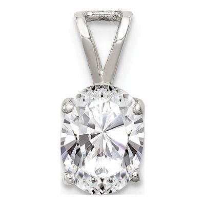 Sterling Silver CZ Pendant