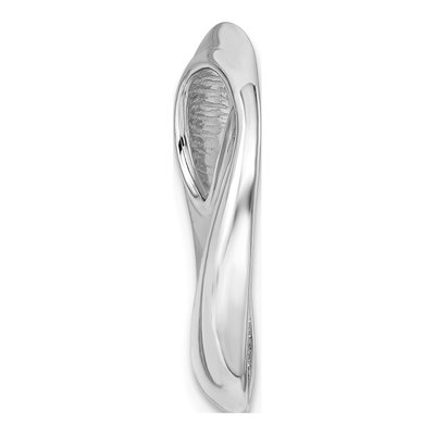 Sterling Silver Circle Slide Pendant – view 3