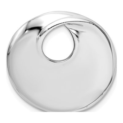 Sterling Silver Circle Slide Pendant