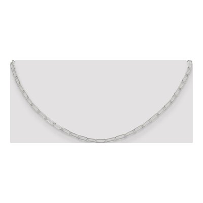 Sterling Silver 2.9mm Paperclip Chain – view 4