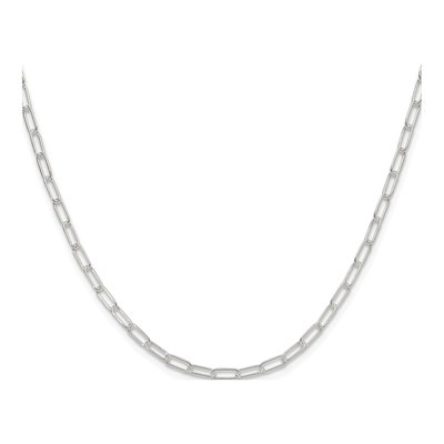 Sterling Silver 2.9mm Paperclip Chain – view 2