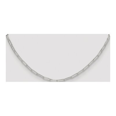 Sterling Silver 3.15mm Paperclip Chain – view 4