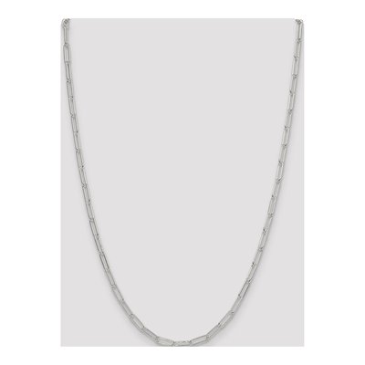 Sterling Silver 3.5mm Paperclip Chain – view 4