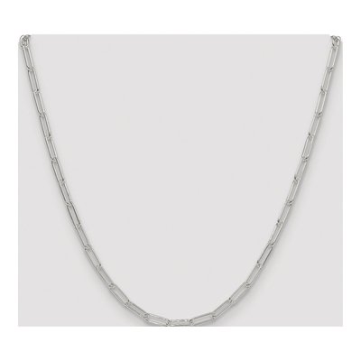Sterling Silver 3.5mm Paperclip Chain – view 4