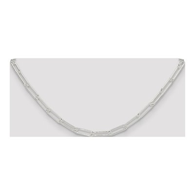 Sterling Silver 4.5mm Paperclip Chain – view 4