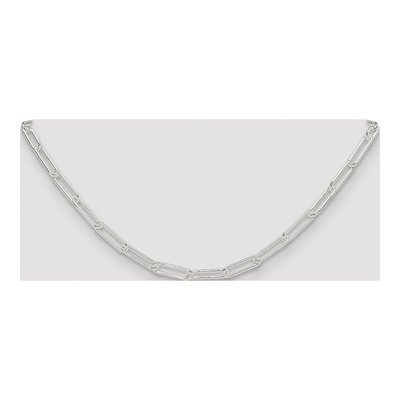 Sterling Silver 4.5mm Paperclip Chain – view 4