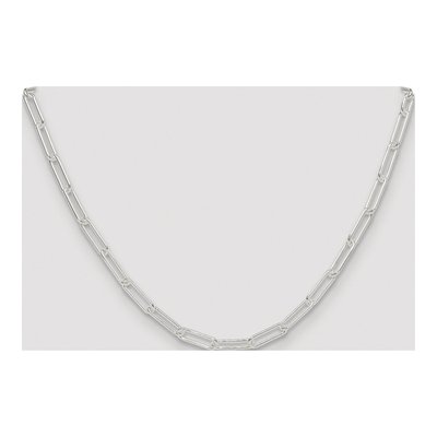 Sterling Silver 4.5mm Paperclip Chain – view 4