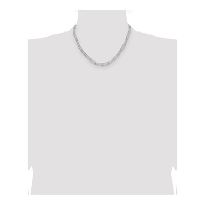 Sterling Silver 5.5mm Paperclip Chain – view 4