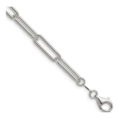 Sterling Silver 5.5mm Paperclip Chain