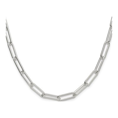 Sterling Silver 5.5mm Paperclip Chain – view 2