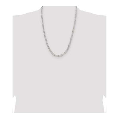 Sterling Silver 5.5mm Paperclip Chain – view 4