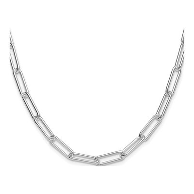Sterling Silver 5.5mm Paperclip Chain – view 2