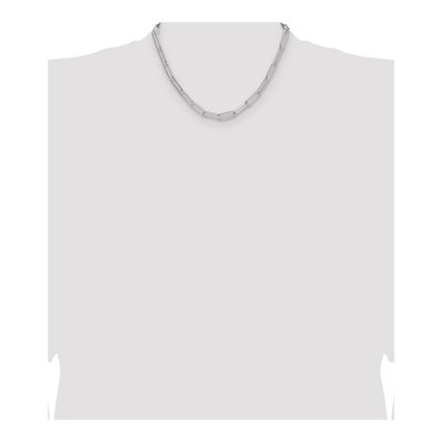 Sterling Silver 5.5mm Paperclip Chain – view 4