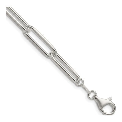 Sterling Silver 6.5mm Paperclip Chain
