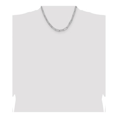 Sterling Silver 6.5mm Paperclip Chain – view 4