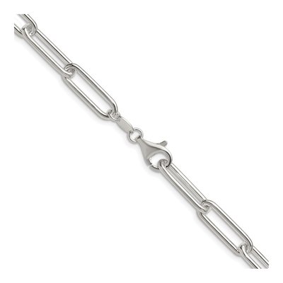 Sterling Silver 6.5mm Paperclip Chain – view 3