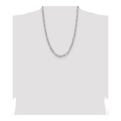 Sterling Silver 6.5mm Paperclip Chain – view 4