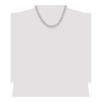 Sterling Silver 6.5mm Paperclip Chain – view 4