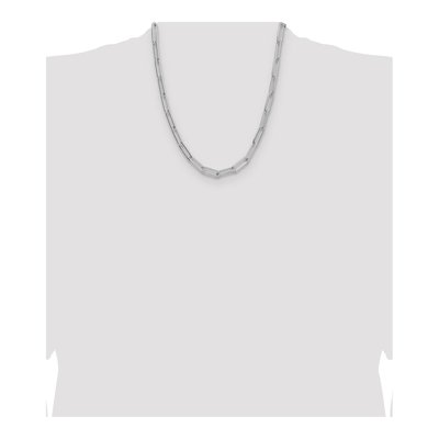 Sterling Silver 6.5mm Paperclip Chain – view 4