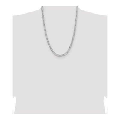 Sterling Silver 6.5mm Paperclip Chain – view 4