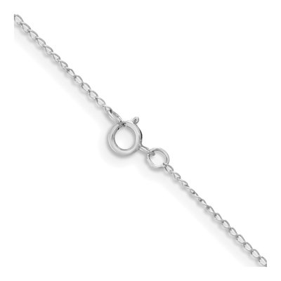 Sterling Silver 1mm Curb Chain – view 4
