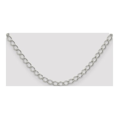 Sterling Silver 5.75mm Open Curb Chain – view 4