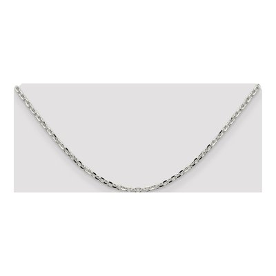 Sterling Silver 2.75mm Diamond-Cut Forzantine Chain – view 4