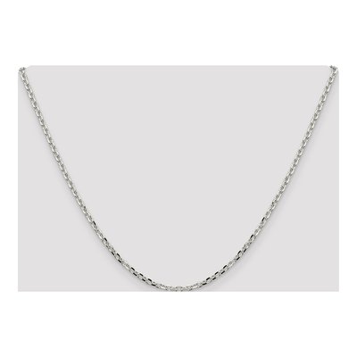 Sterling Silver 2.75mm Diamond-Cut Forzantine Chain – view 4
