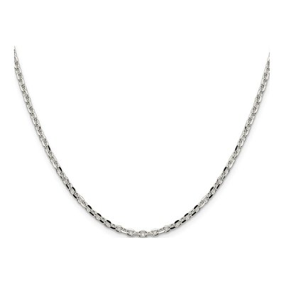 Sterling Silver 2.75mm Diamond-Cut Forzantine Chain – view 2