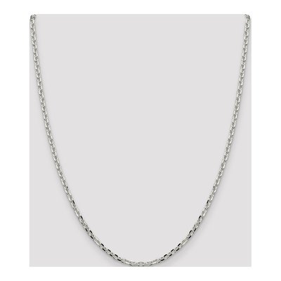 Sterling Silver 2.75mm Diamond-Cut Forzantine Chain – view 4