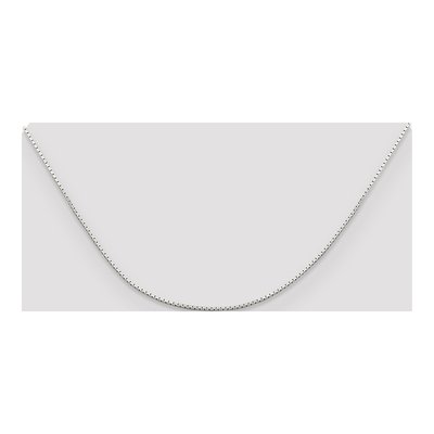 Sterling Silver 1mm Mirror Box Chain – view 4