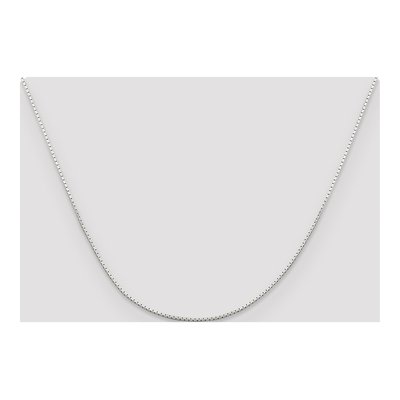 Sterling Silver 1mm Mirror Box Chain – view 4