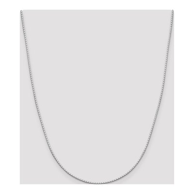 Sterling Silver 1.25mm Mirror Box Chain – view 4