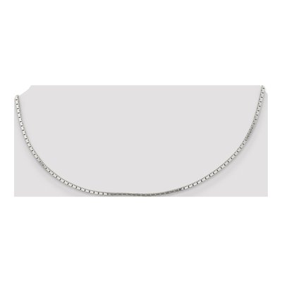 Sterling Silver 1.5mm Mirror Box Chain – view 4