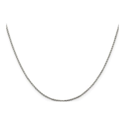 Sterling Silver 1.25mm Twisted Box Chain – view 2