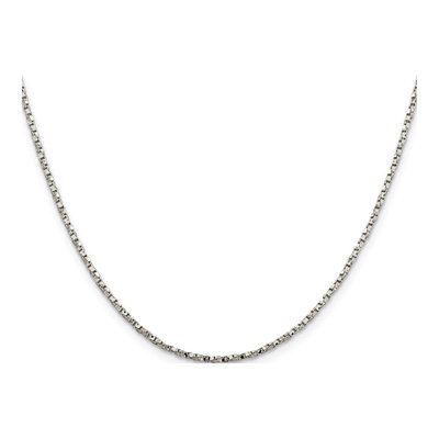 Sterling Silver 1.75mm Twisted Box Chain – view 2