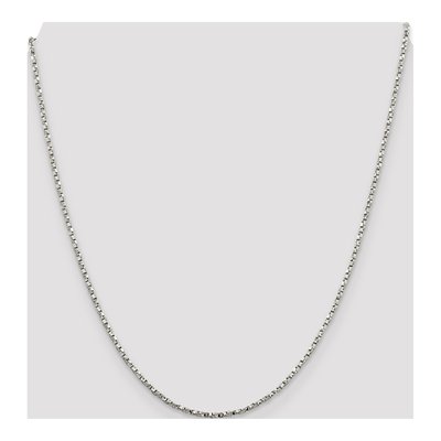 Sterling Silver 1.75mm Twisted Box Chain – view 4