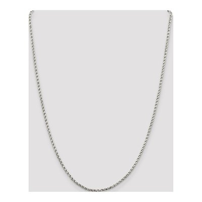 Sterling Silver 2.25mm Twisted Box Chain – view 4