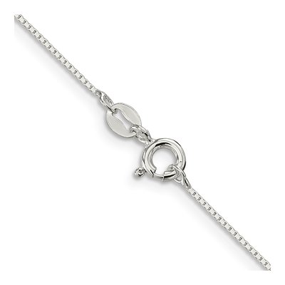 Sterling Silver 0.6mm Mirror Box Chain – view 3